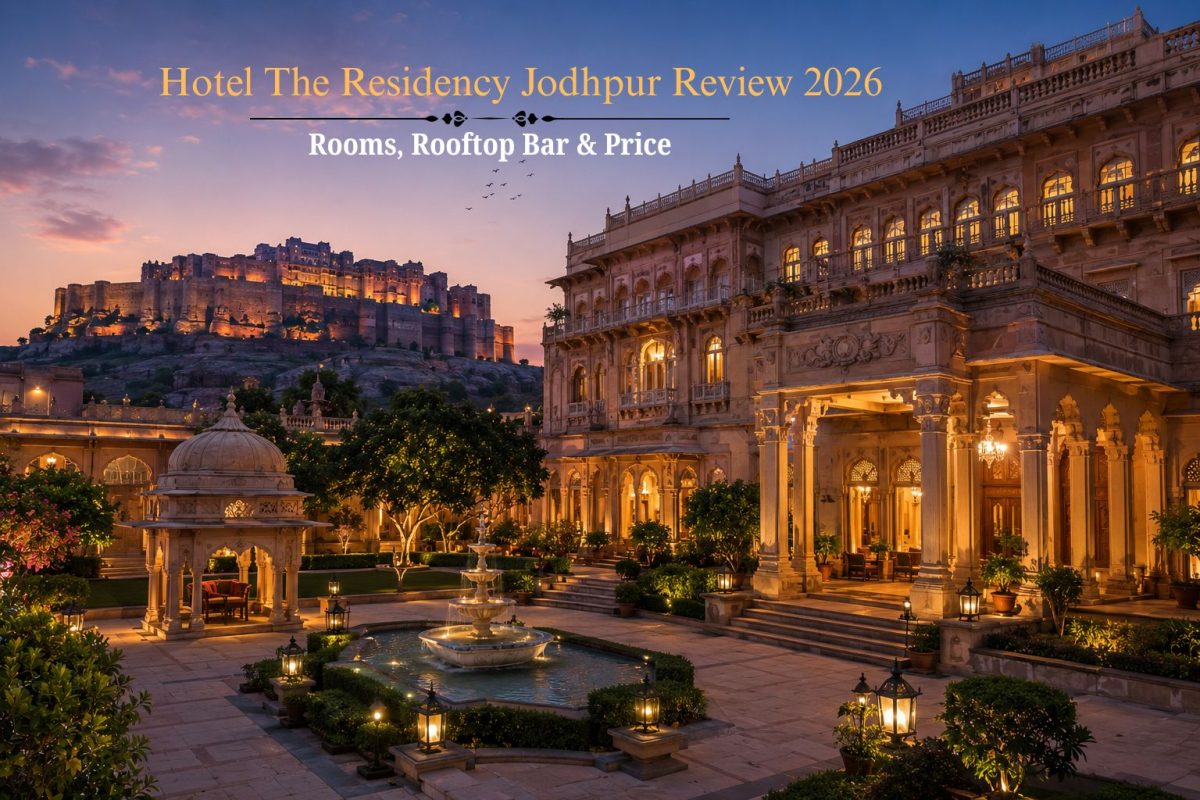 Best hotel in Jodhpur 2026 - Hotel The Residency exterior view at night