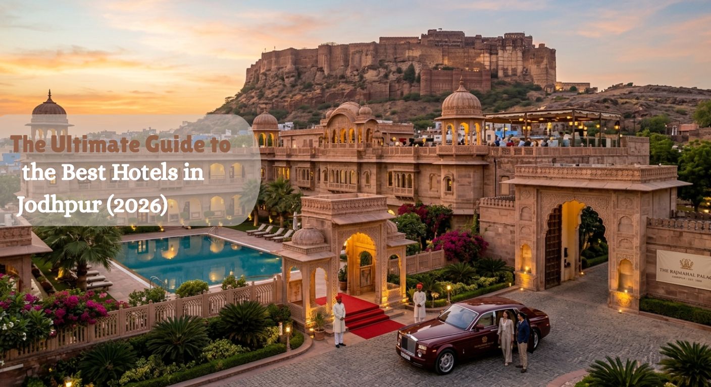 Best hotels in Jodhpur 2026 – palace hotel with Mehrangarh Fort view  Best Hotels in Jodhpur 2026 – Top Stays You Can't Miss!