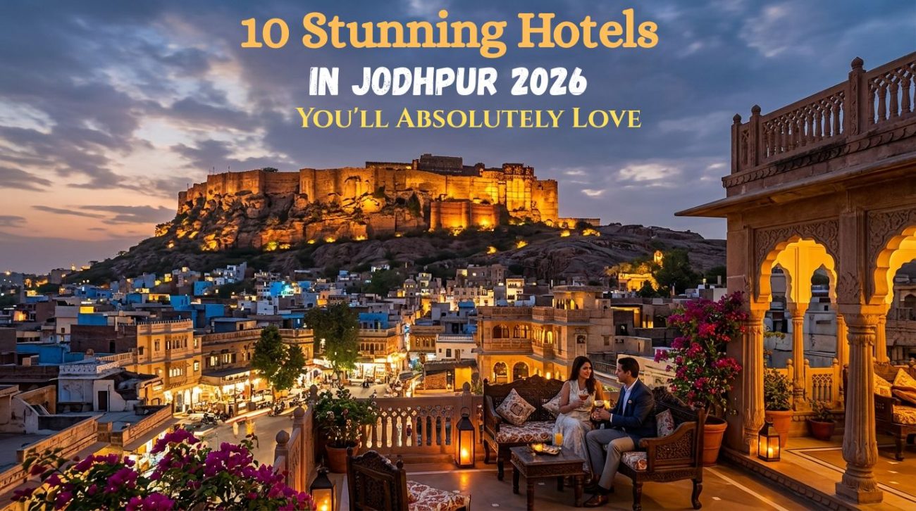 Best Hotels in Jodhpur 2026 with Mehrangarh Fort view at sunset