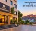 Why Hotel The Residency is the best hidden Hotel in Jodhpur, entrance with Mehrangarh Fort view at sunset